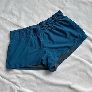 Nike blue & gray Running Shorts